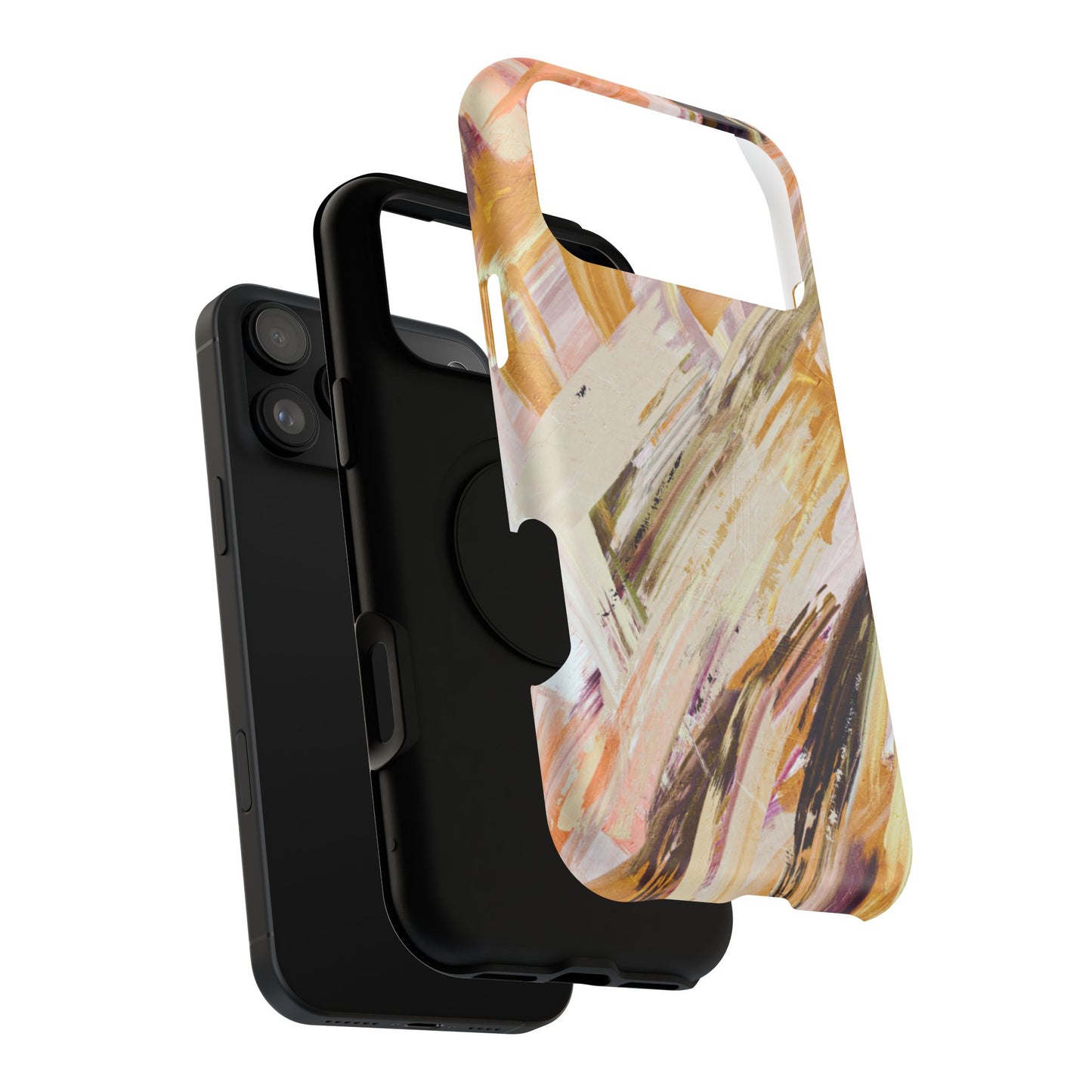 Impact-Resistant Phone Case – Brush & Bronze