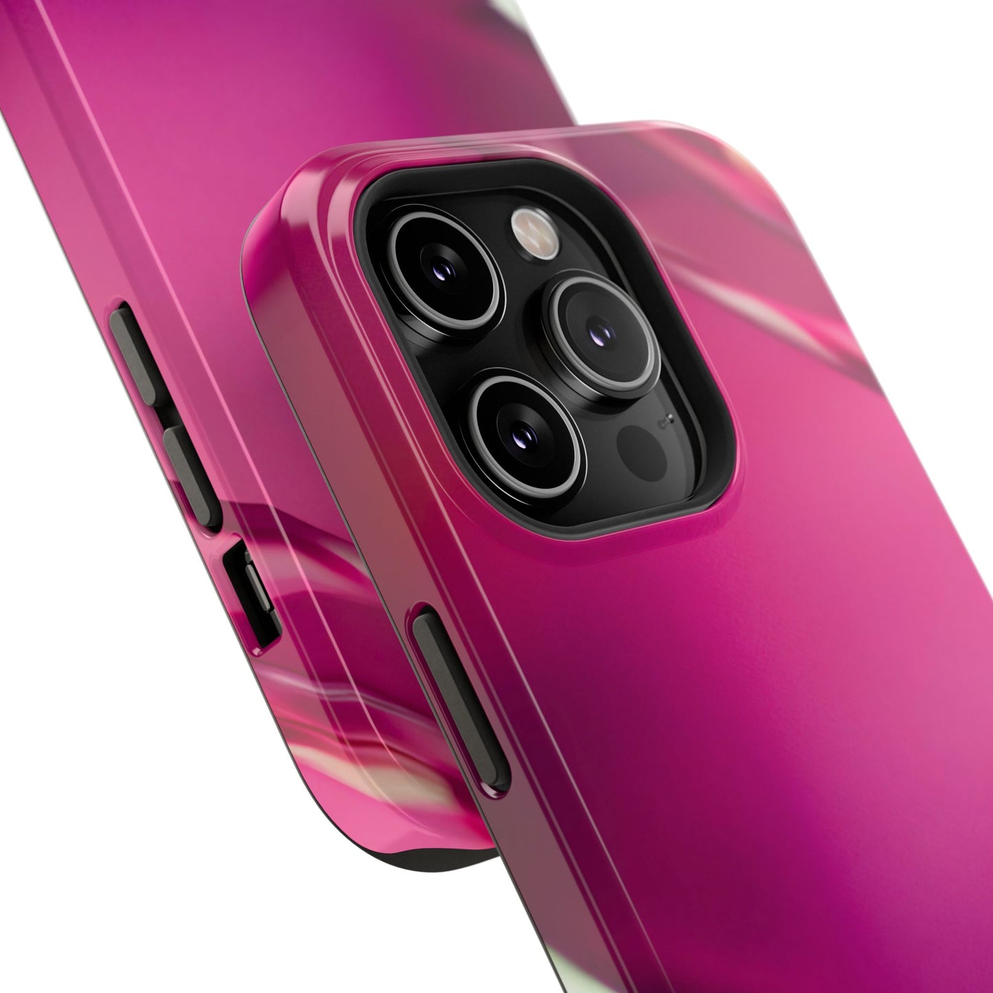 Impact-Resistant Phone Case – Magenta Motion