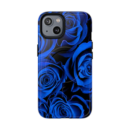Protective Magnetic Phone Case – Midnight Bloom
