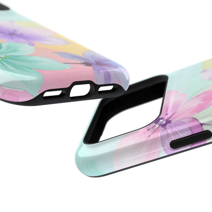 Impact-Resistant Phone Case – Water Petal