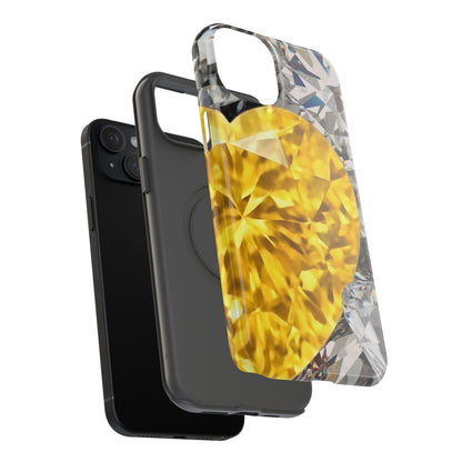 Impact-Resistant Phone Case – Heart of Gold