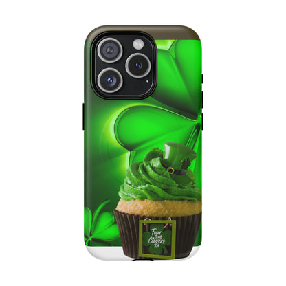 Protective Phone Case – Lucky Clover Cupcake