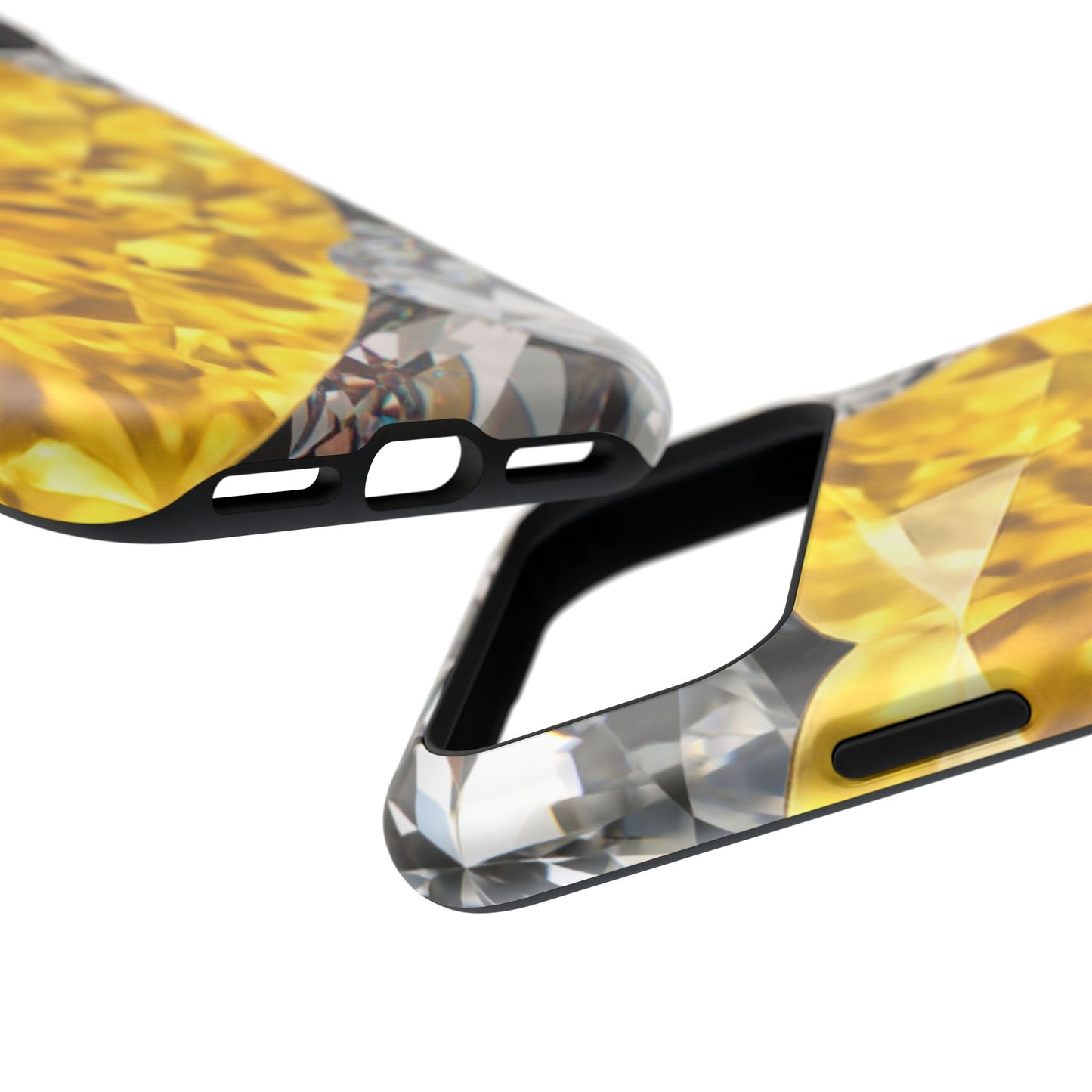 Impact-Resistant Phone Case – Heart of Gold