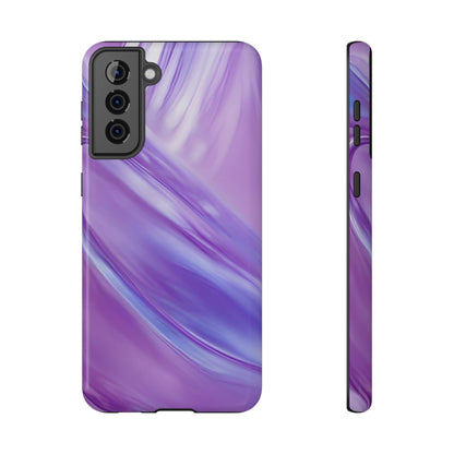 Impact-Resistant Phone Case – Lavender Wave