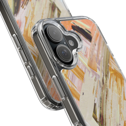 Clear Phone Case – Brush & Bronze