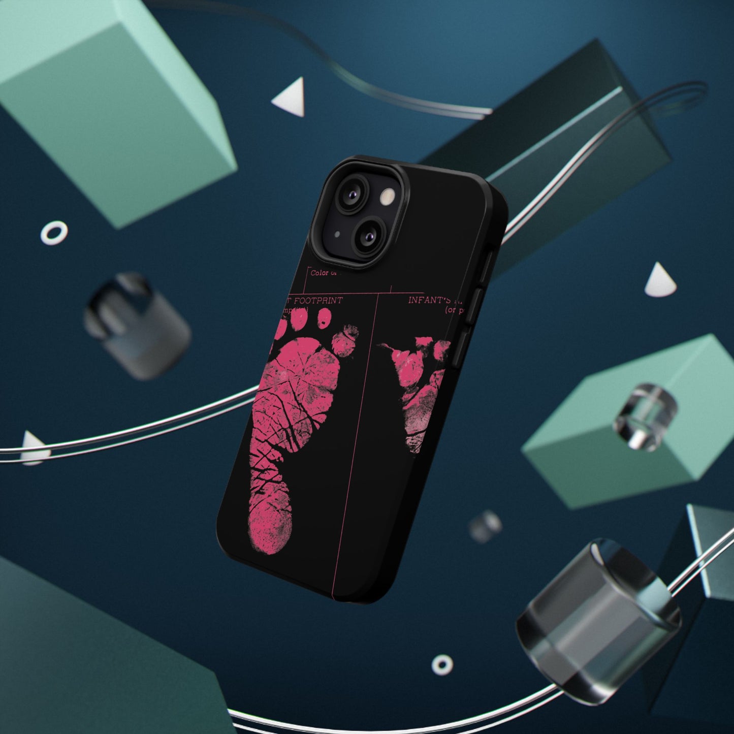 Wireless-Charging Compatible Case – Mom’s Little Pink Footprints