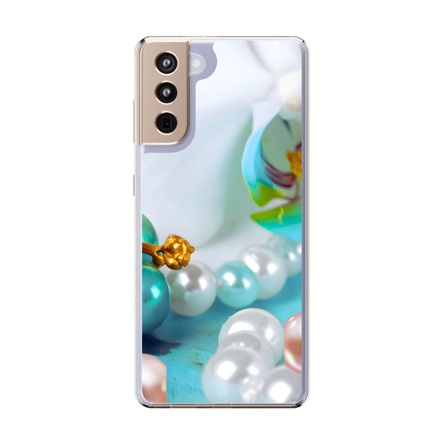 Clear Phone Case – Mermaid's Pearl