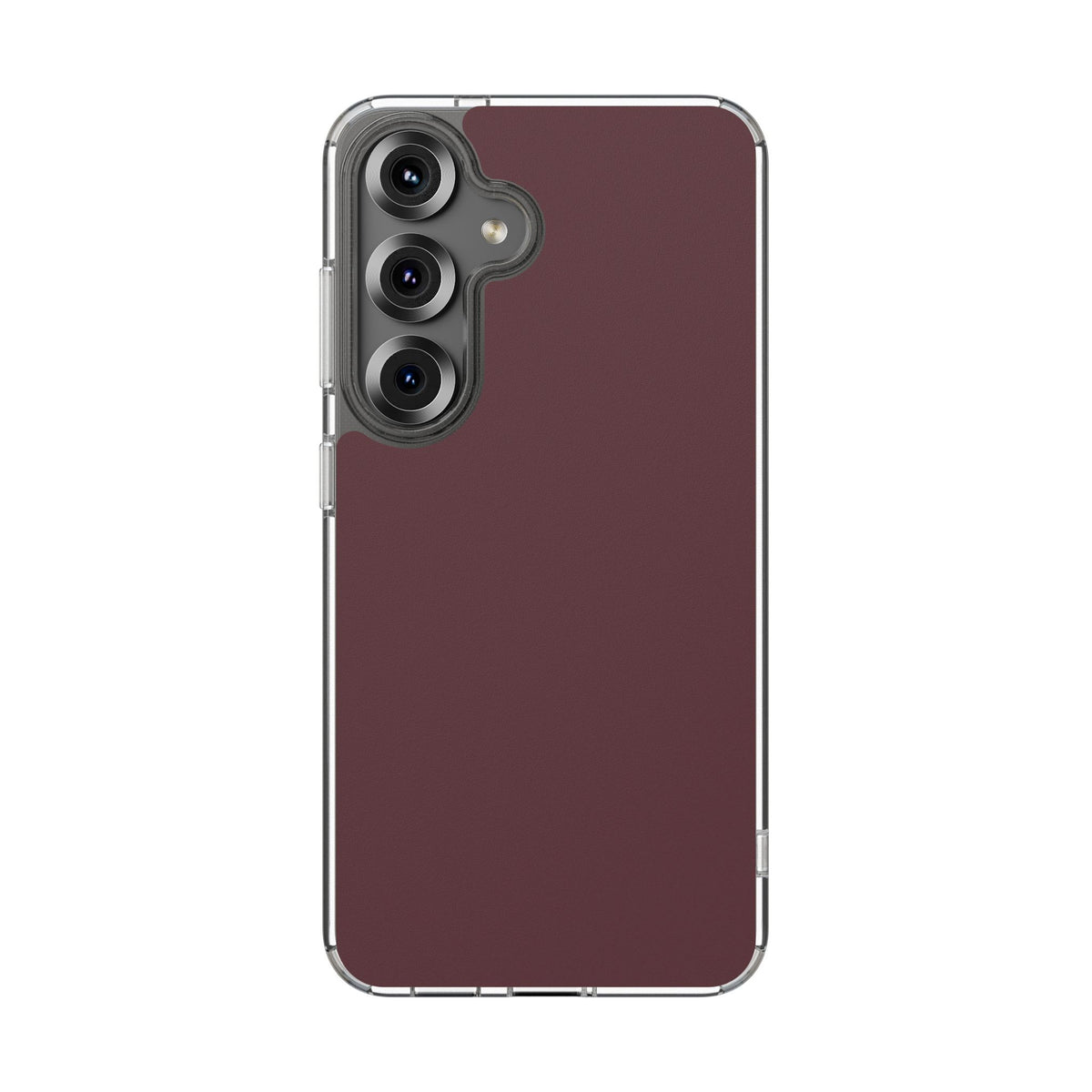 Clear Phone Case – Mulled Wine – Compatible with iPhone 13–17 & Samsung Galaxy S25–S26 Series
