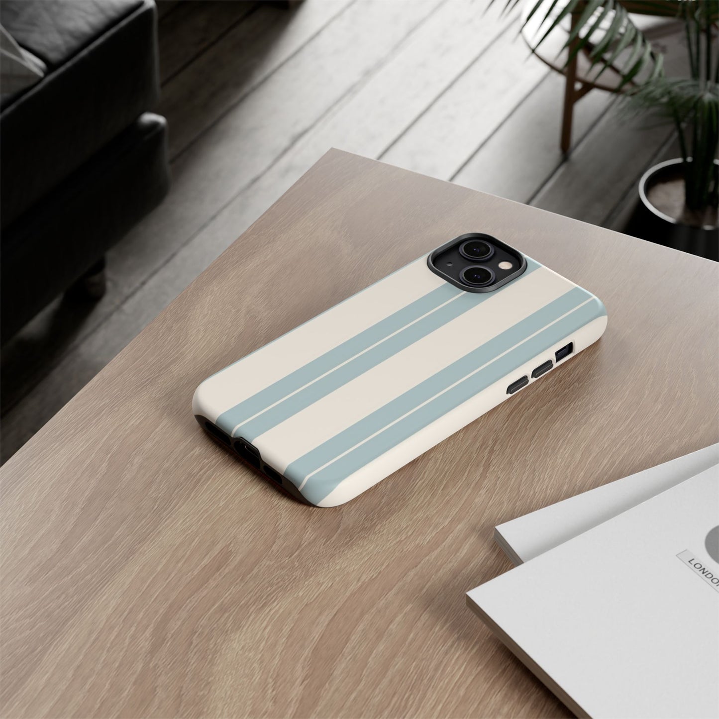 Protective Phone Case – Coastal Stripe