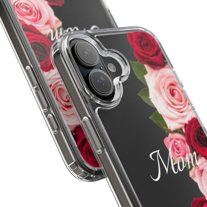 Clear Phone Case – Mom’s Rose Bouquet