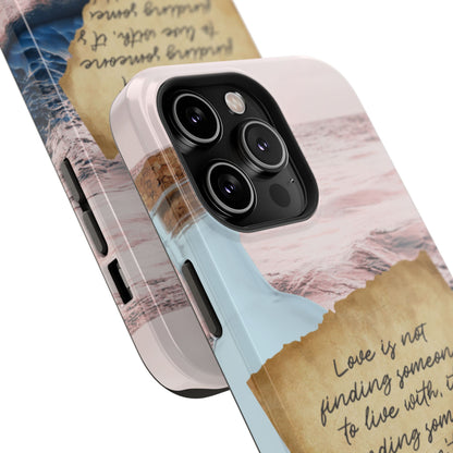 Impact-Resistant Phone Case – Written in the Tide – Compatible with iPhone 11–17 & Samsung Galaxy S22–S26 Series