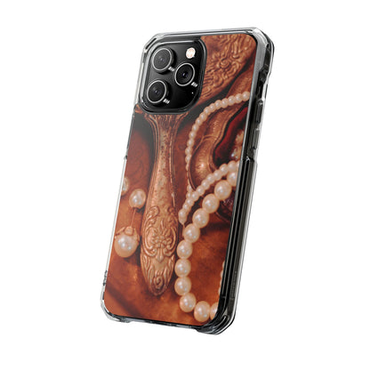 Clear Magnetic Phone Case – Bronze Vanity