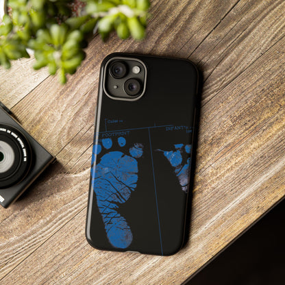 Protective Phone Case – Mom’s Little Blue Footprints