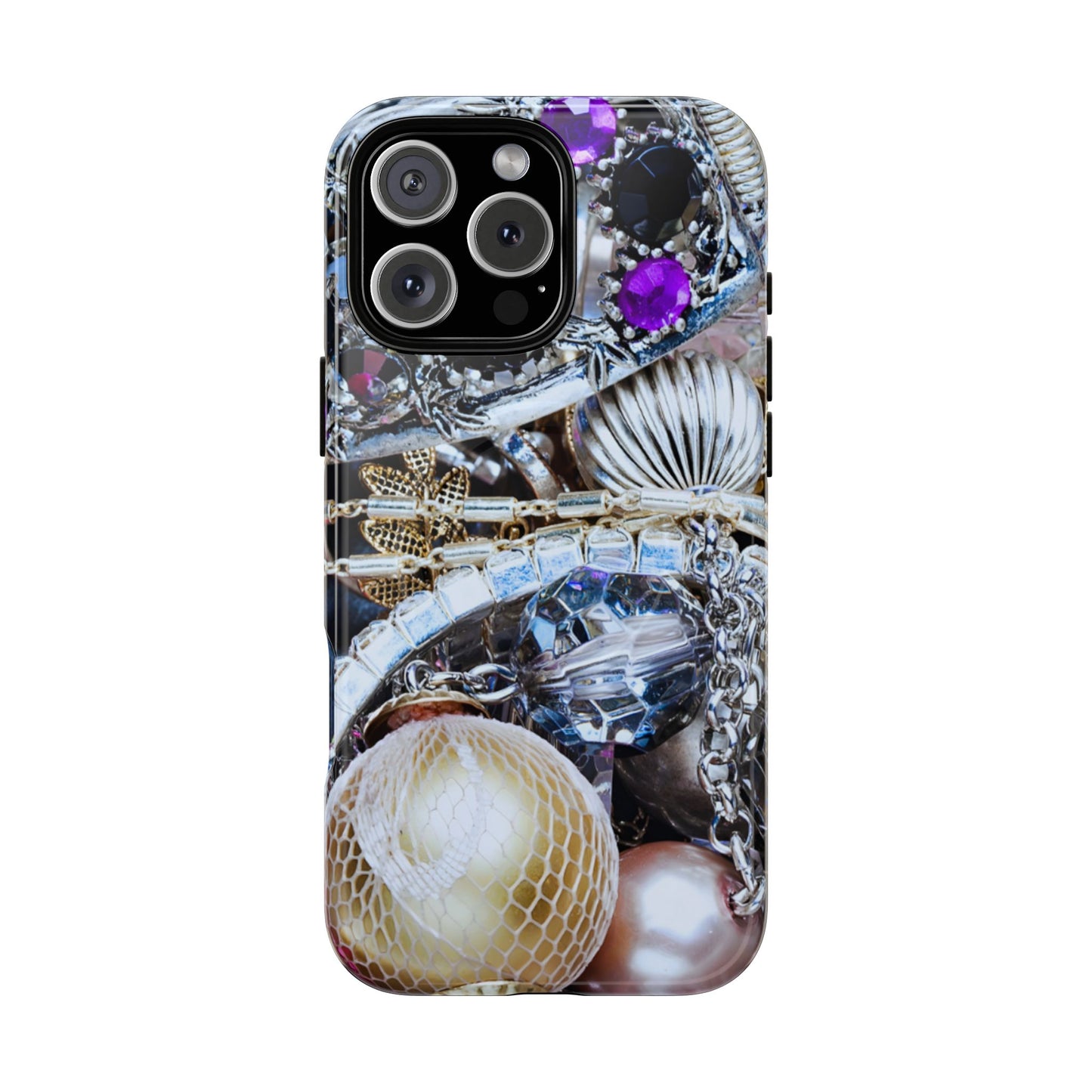 Protective Magnetic Phone Case – Chrome Jewel