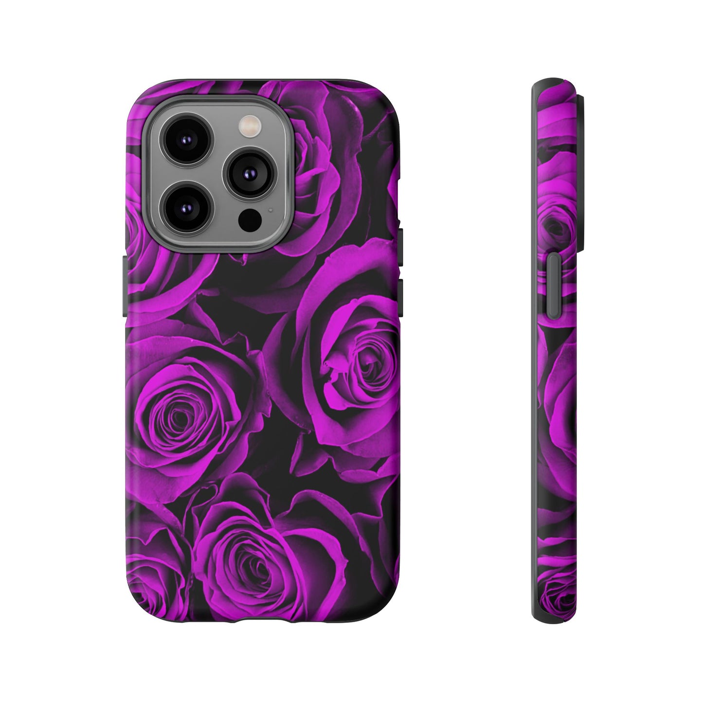 Protective Phone Case – Amethyst Roses