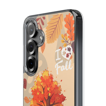 Clear Phone Case – Fall in Love
