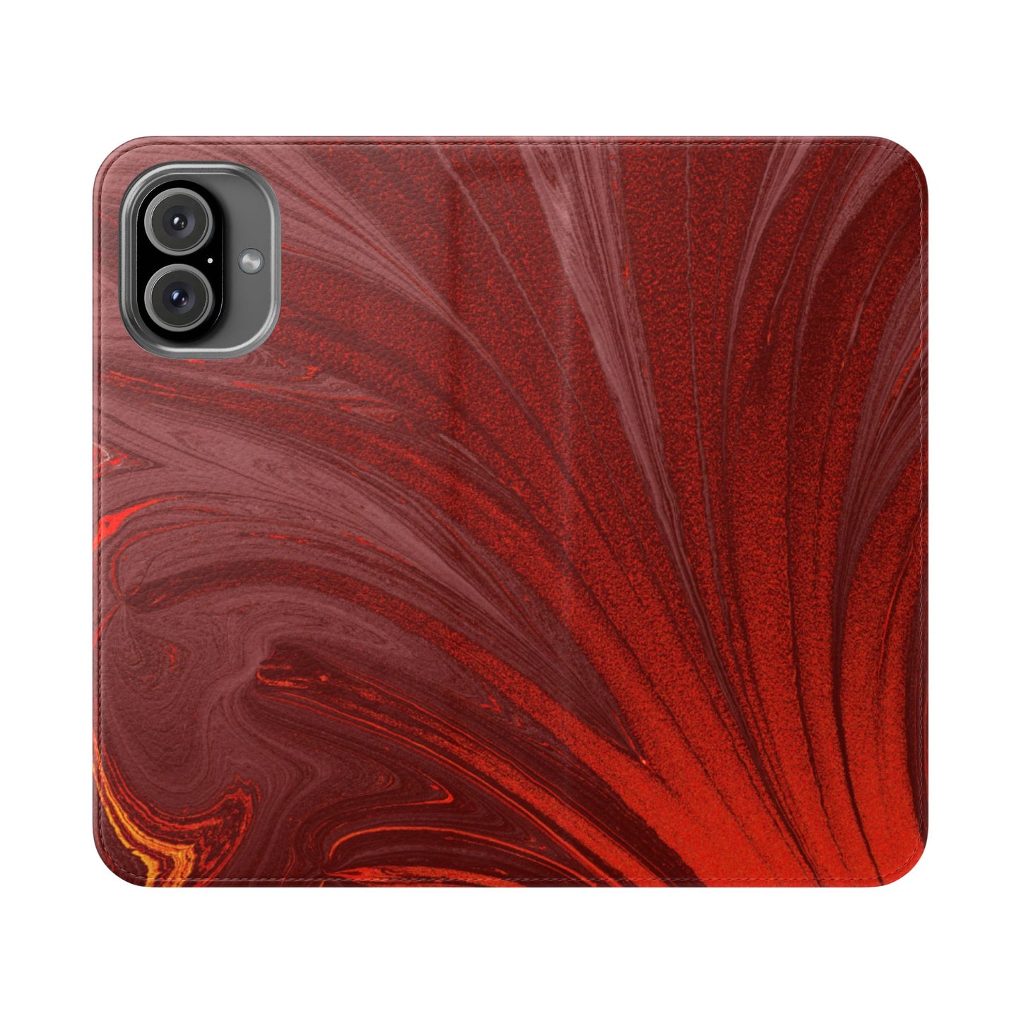 Flip Case – Crimson Current