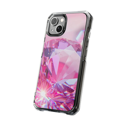 Clear Magnetic Phone Case – Pink Ice