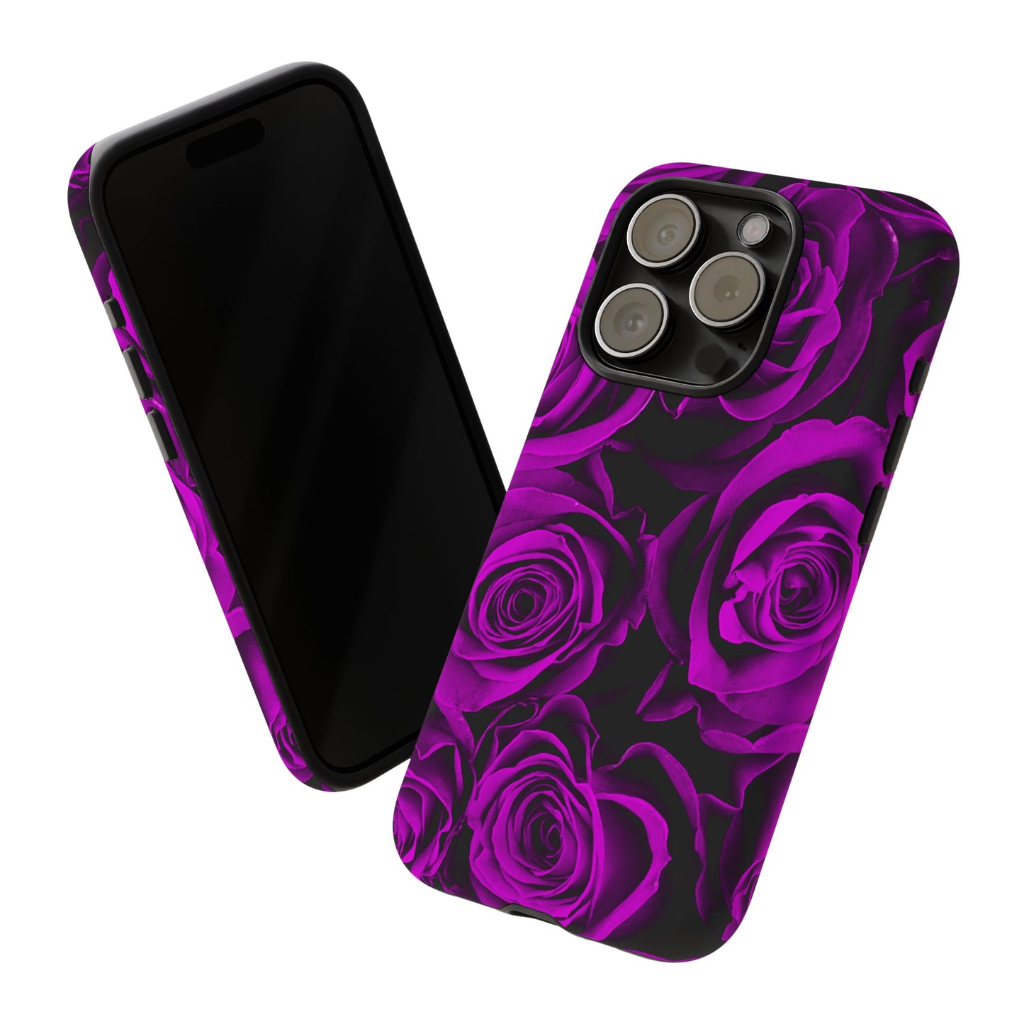 Protective Phone Case – Amethyst Roses