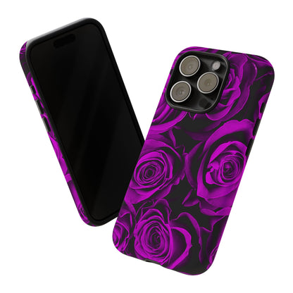 Protective Phone Case – Amethyst Roses