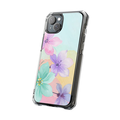 Clear Magnetic Phone Case – Water Petal