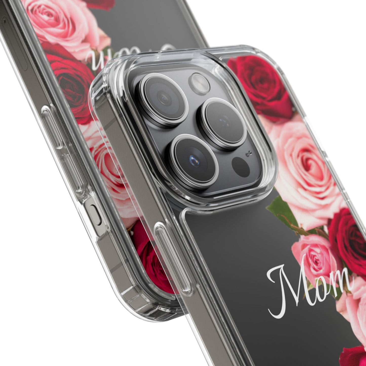 Clear Phone Case – Mom’s Rose Bouquet