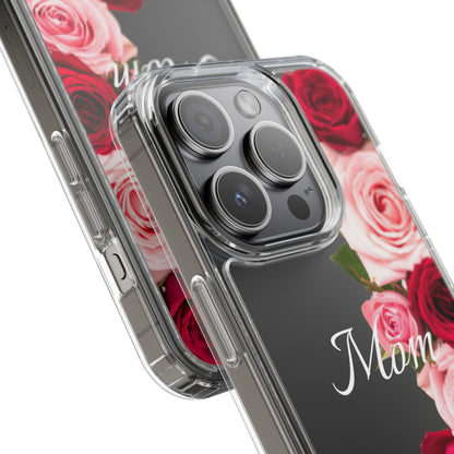 Clear Phone Case – Mom’s Rose Bouquet