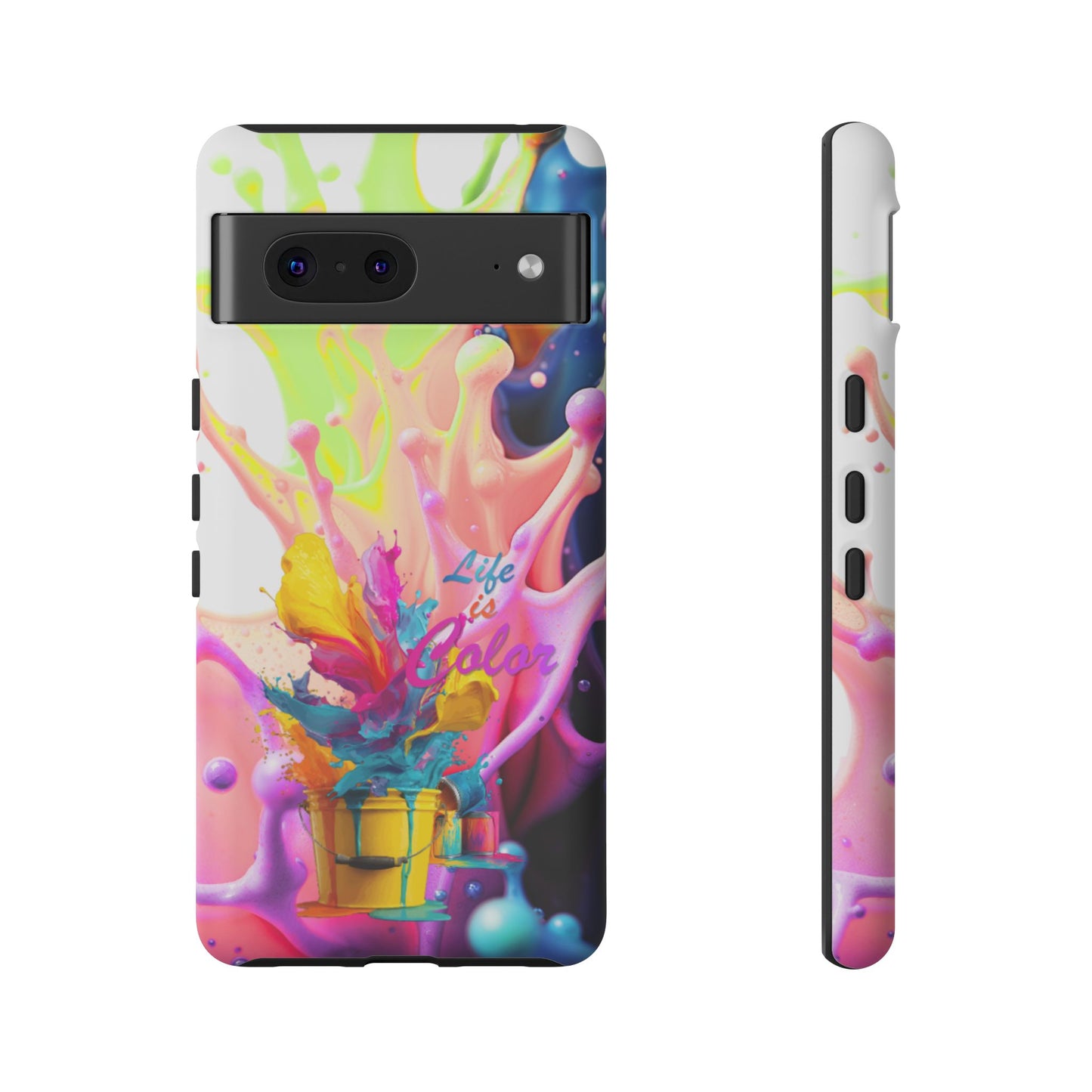 Color Splash Phone Case — “Life in Color” Protective Tough Case