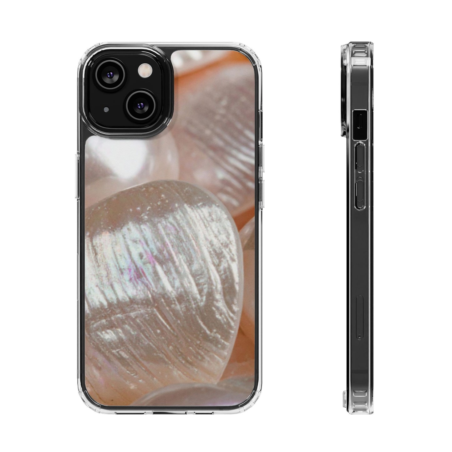 Clear Phone Case – Blush Pearl