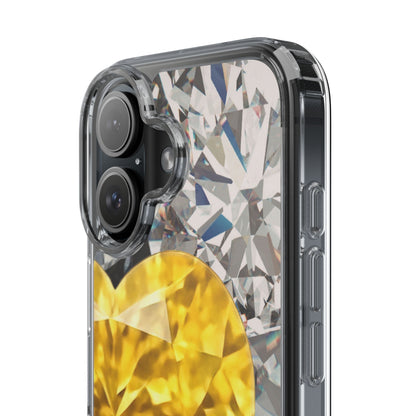 Clear Phone Case – Heart of Gold