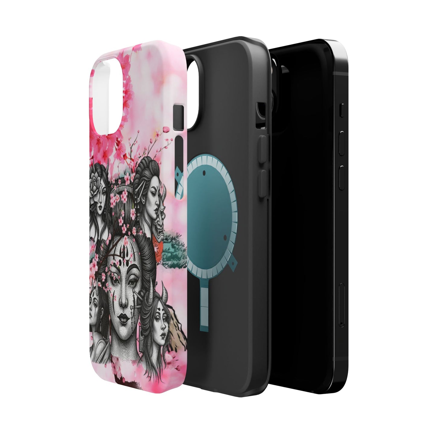 Wireless-Charging Compatible Case – Blossom & Thorn