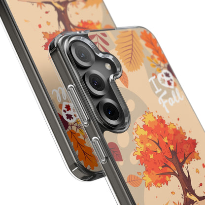 Clear Phone Case – Fall in Love