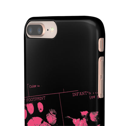 Snap Phone Case – Mom’s Little Pink Footprints