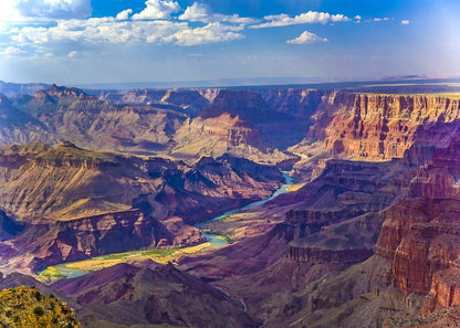 7(W) X5(H) FT Grand Cayon Aerial View Picture Photography Backdrop Arizona River Stream Rock Plateau Background Party Banner Photo Shoot Studio Props