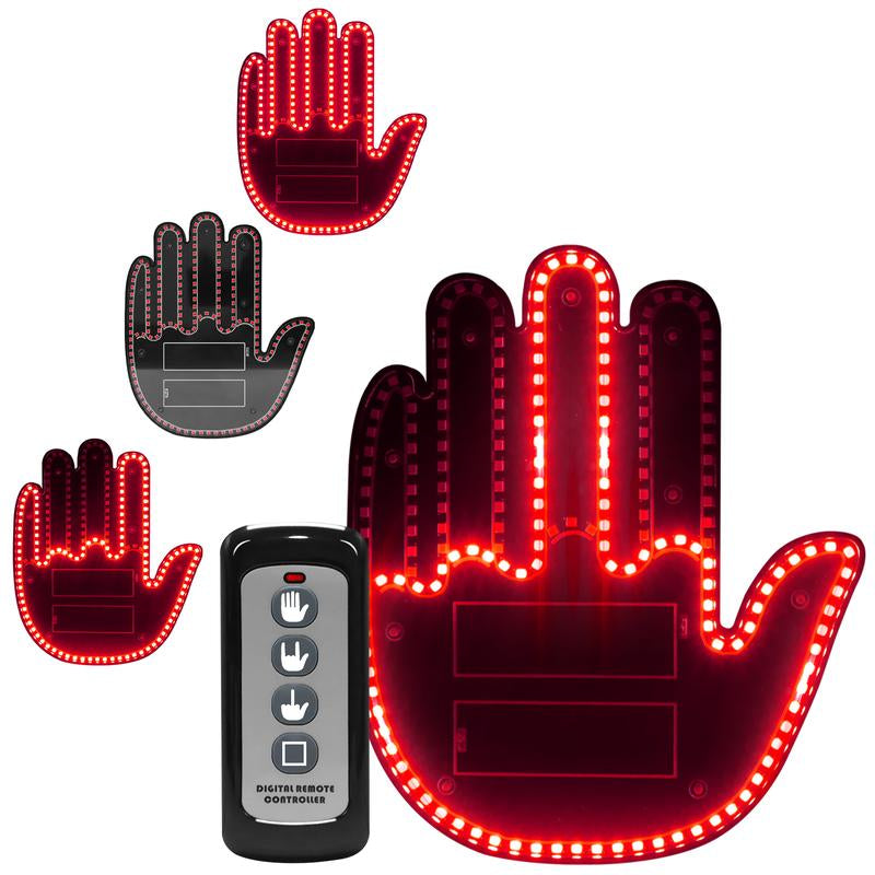 Car Gesture Light: LED Windshield Display, Express Driving Emotions