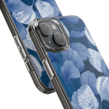 Clear Phone Case – October Blues – Compatible with iPhone 13–17 & Samsung Galaxy S25–S26 Series