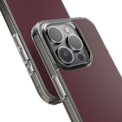 Clear Phone Case – Mulled Wine – Compatible with iPhone 13–17 & Samsung Galaxy S25–S26 Series