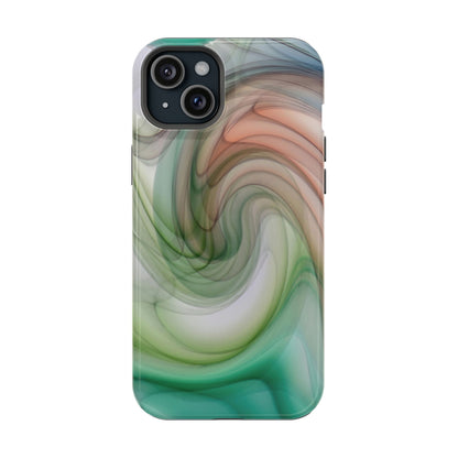 Wireless-Charging Compatible Case – Marble Flow