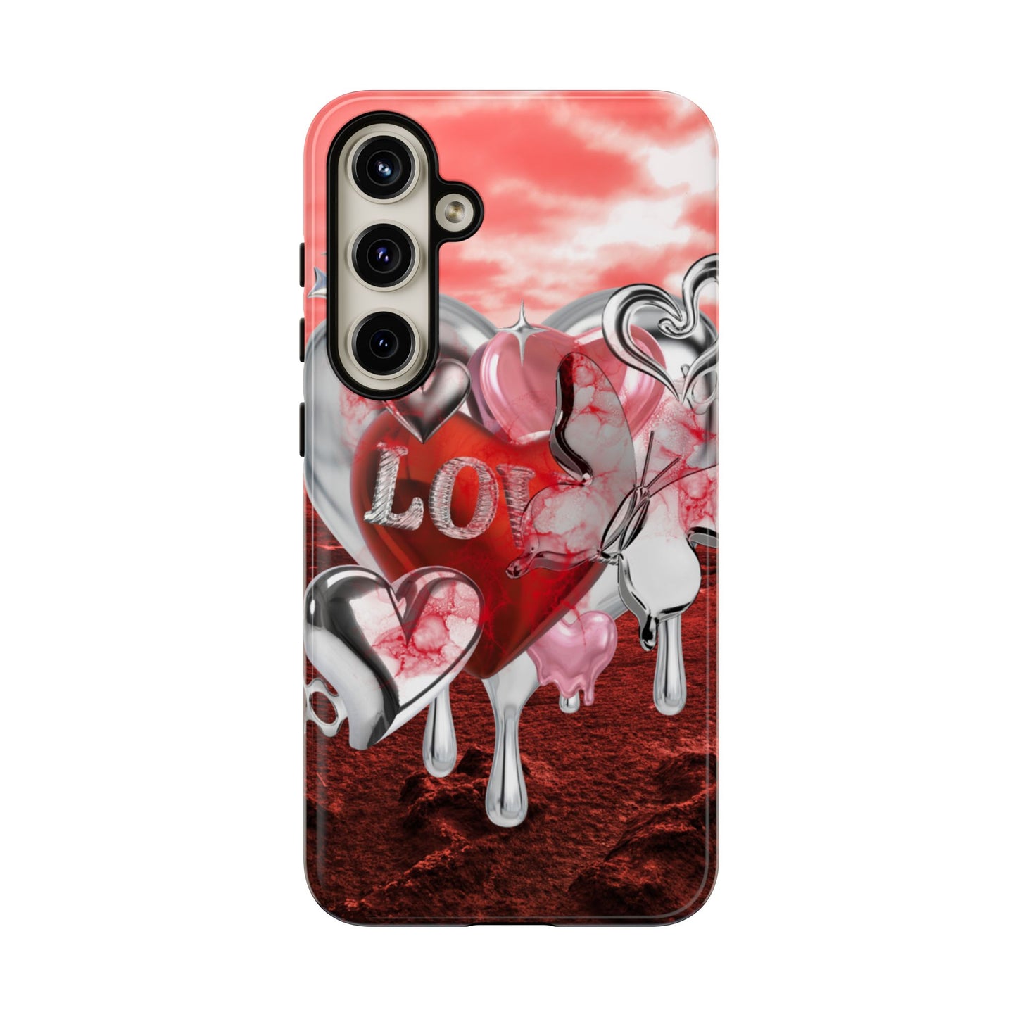 Protective Phone Case – Chrome Love