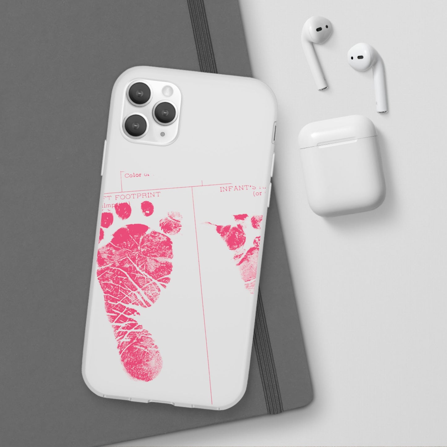 Flexi Case – Mom’s Little Pink Footprints