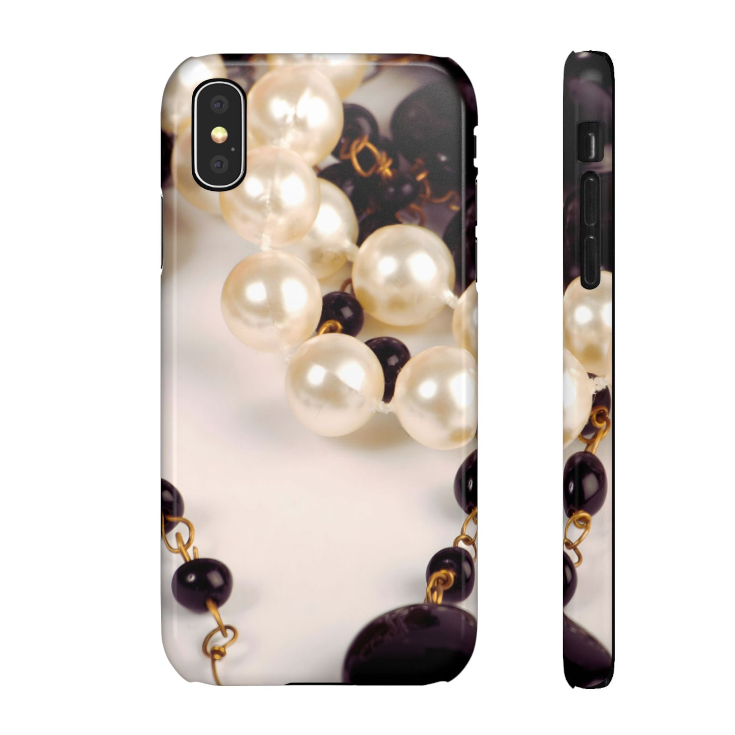 Snap Phone Case – Noir Pearl