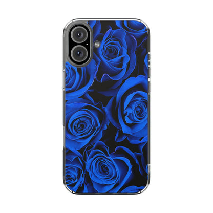 Clear Phone Case – Midnight Bloom
