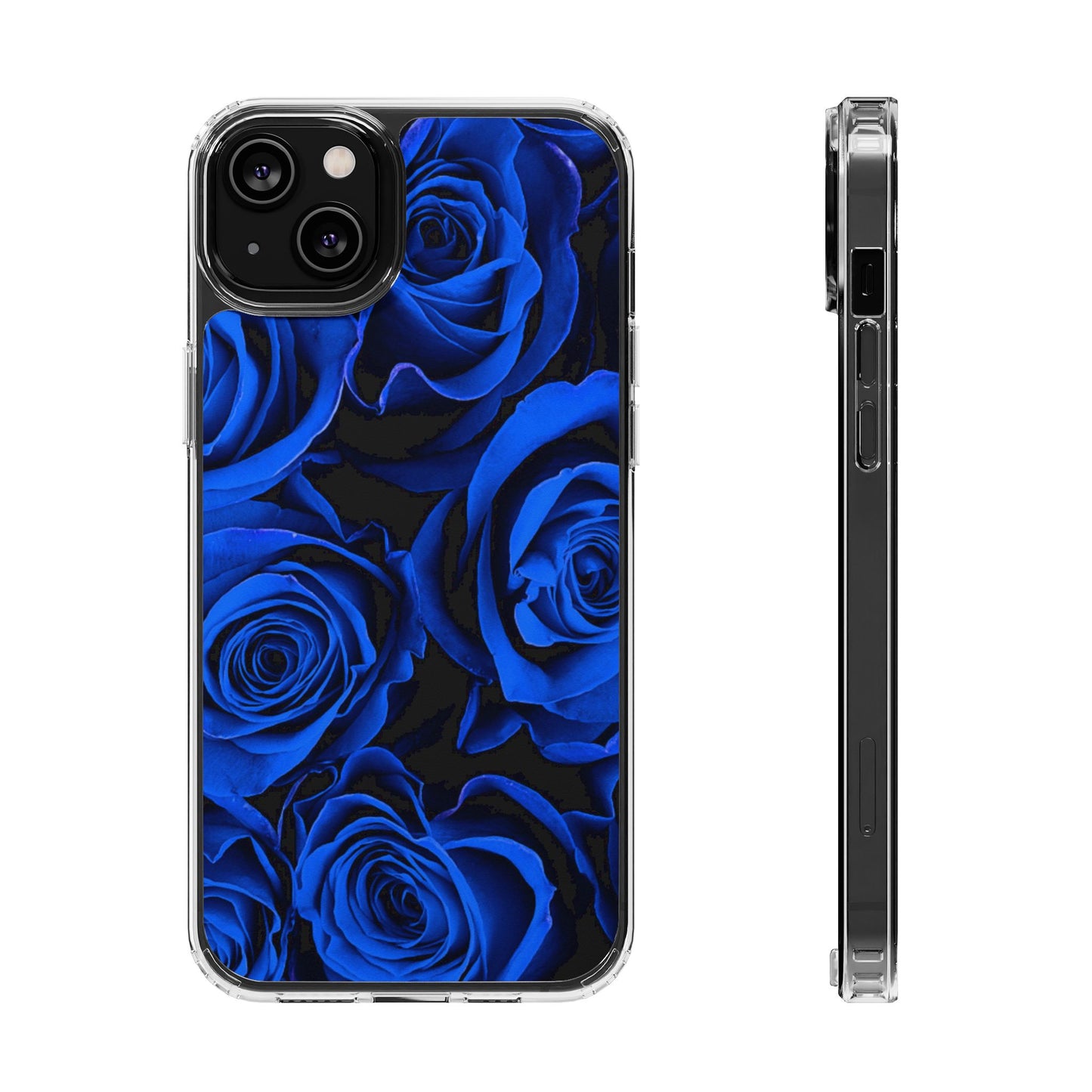 Clear Phone Case – Midnight Bloom