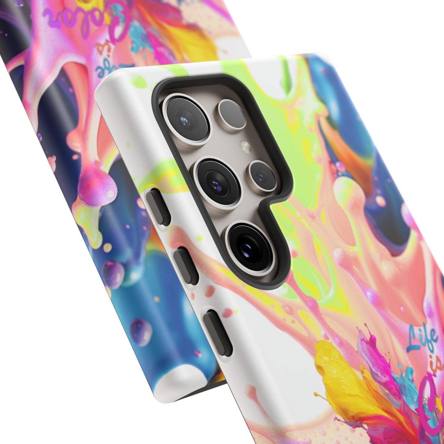 Color Splash Phone Case — “Life in Color” Protective Tough Case