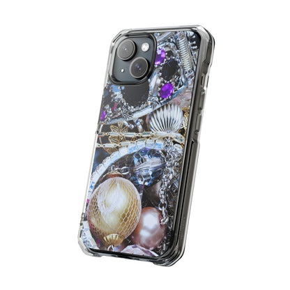 Clear Magnetic Phone Case – Chrome Jewel
