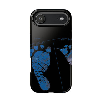 Protective Phone Case – Mom’s Little Blue Footprints