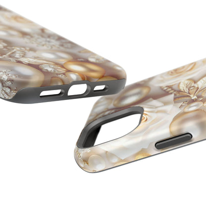 Impact-Resistant Phone Case – Ivory Opulence