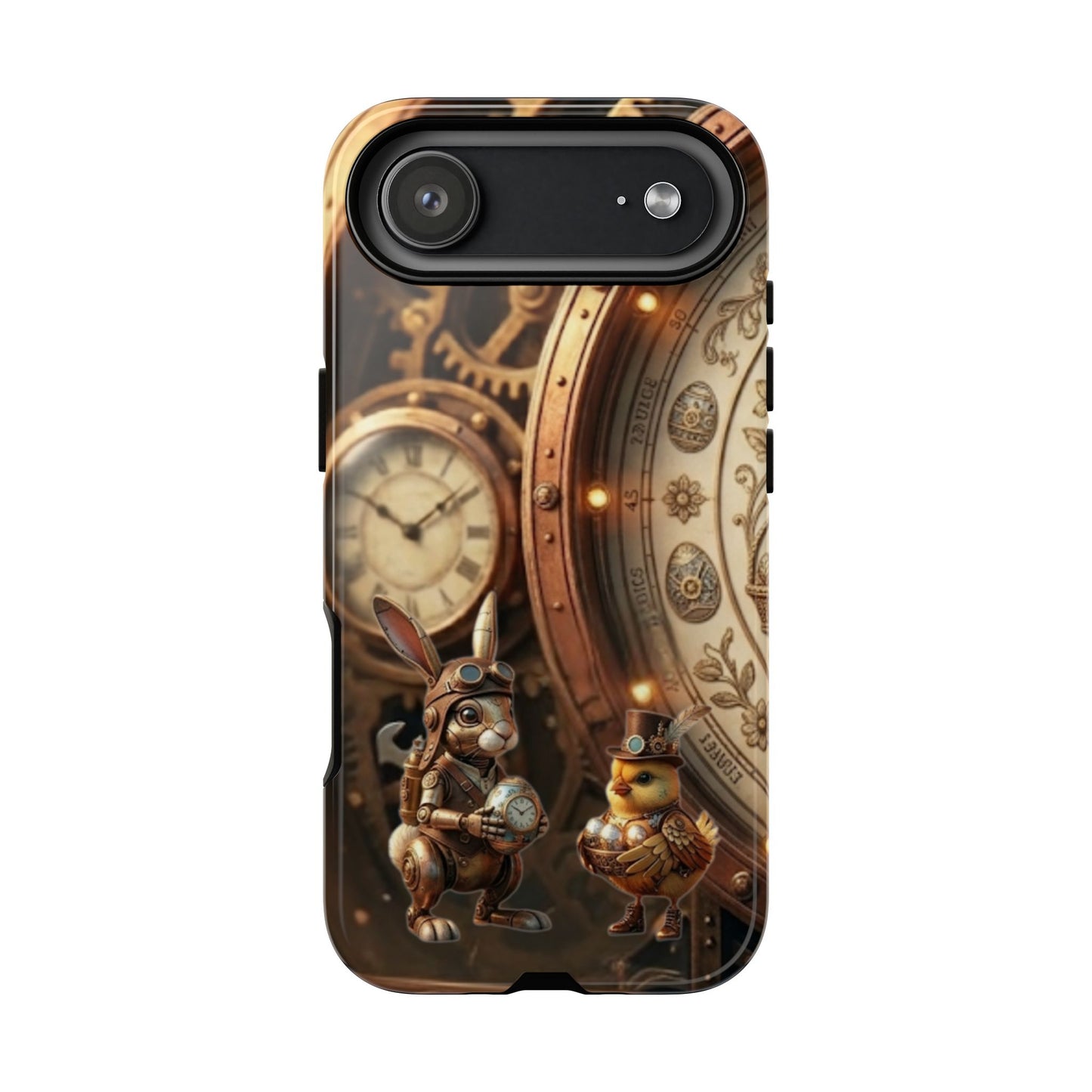 Protective Phone Case – Clockwork Cottontail