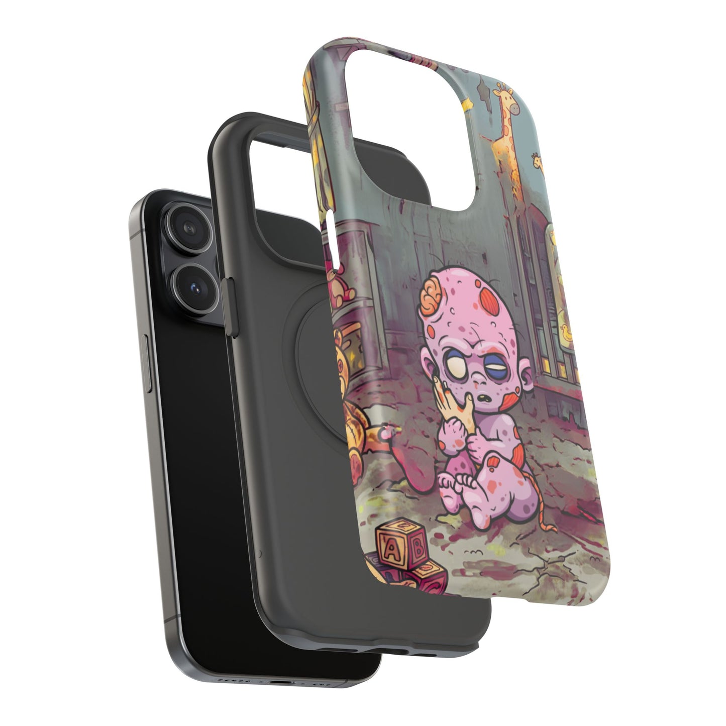 Zombie Baby Phone Case — Cute Creepy Impact-Resistant iPhone Case