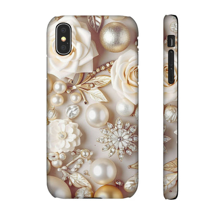 Snap Phone Case – Ivory Opulence
